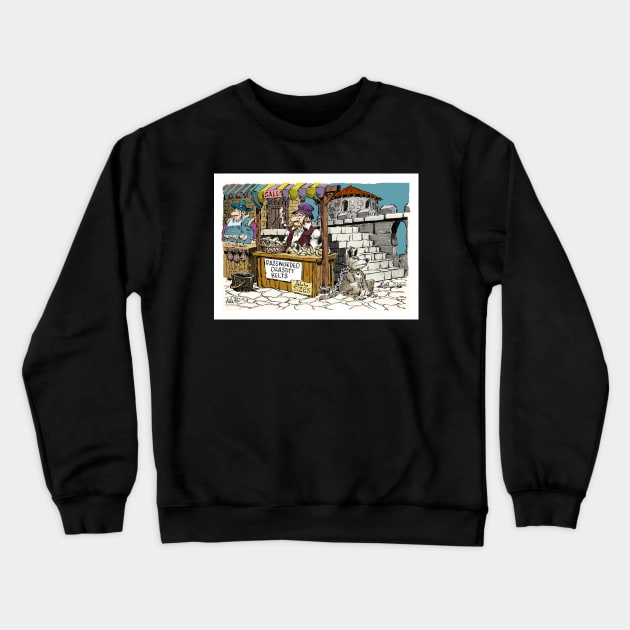 My girlfriend claims she was hacked. Crewneck Sweatshirt by Steerhead